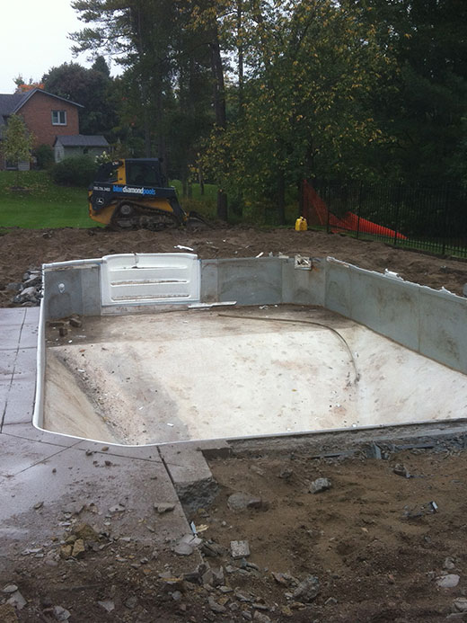 Before and After Pool Projects Blue Diamond Barrie, ON